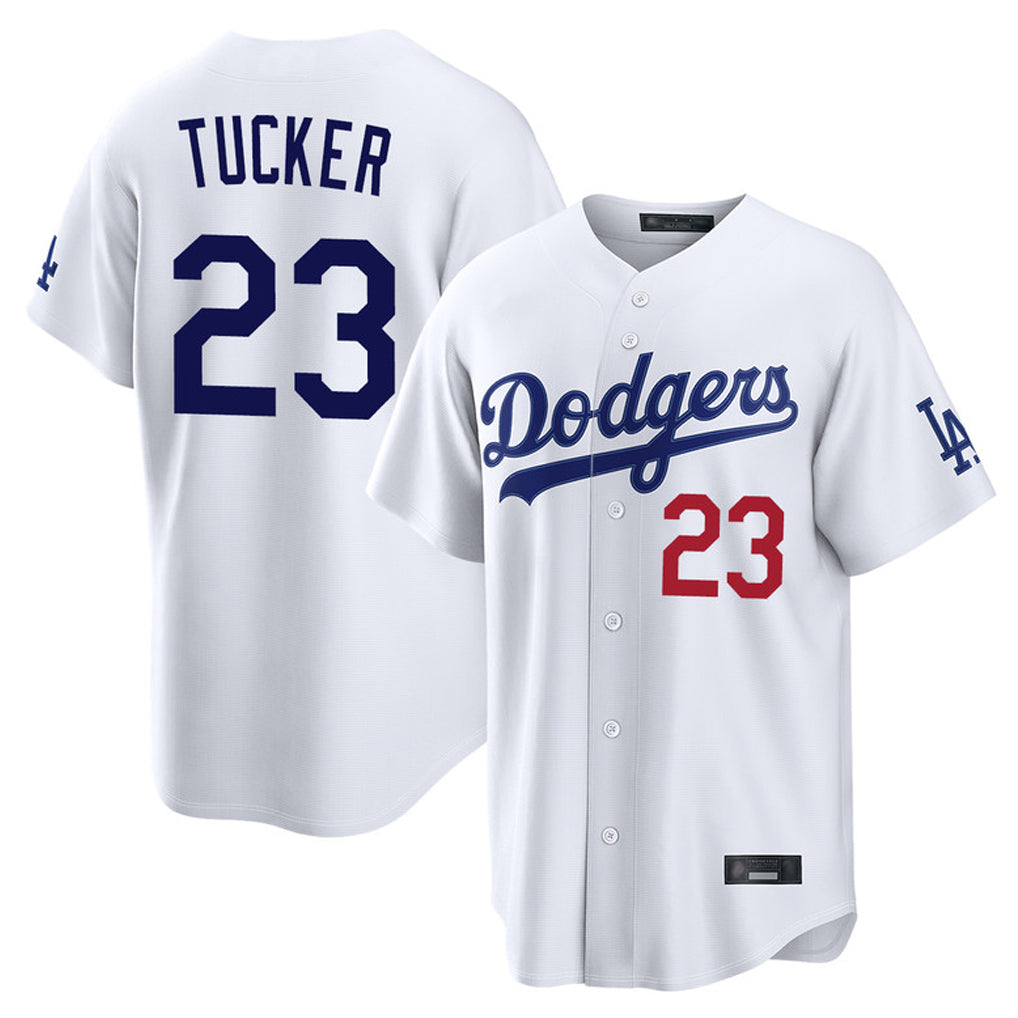 LA.Dodgers #23 Kyle Tucker Player White Home Game Hdoa Stitched Jerseys