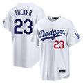 LA.Dodgers #23 Kyle Tucker Player White Home Game Hdoa Stitched Jerseys