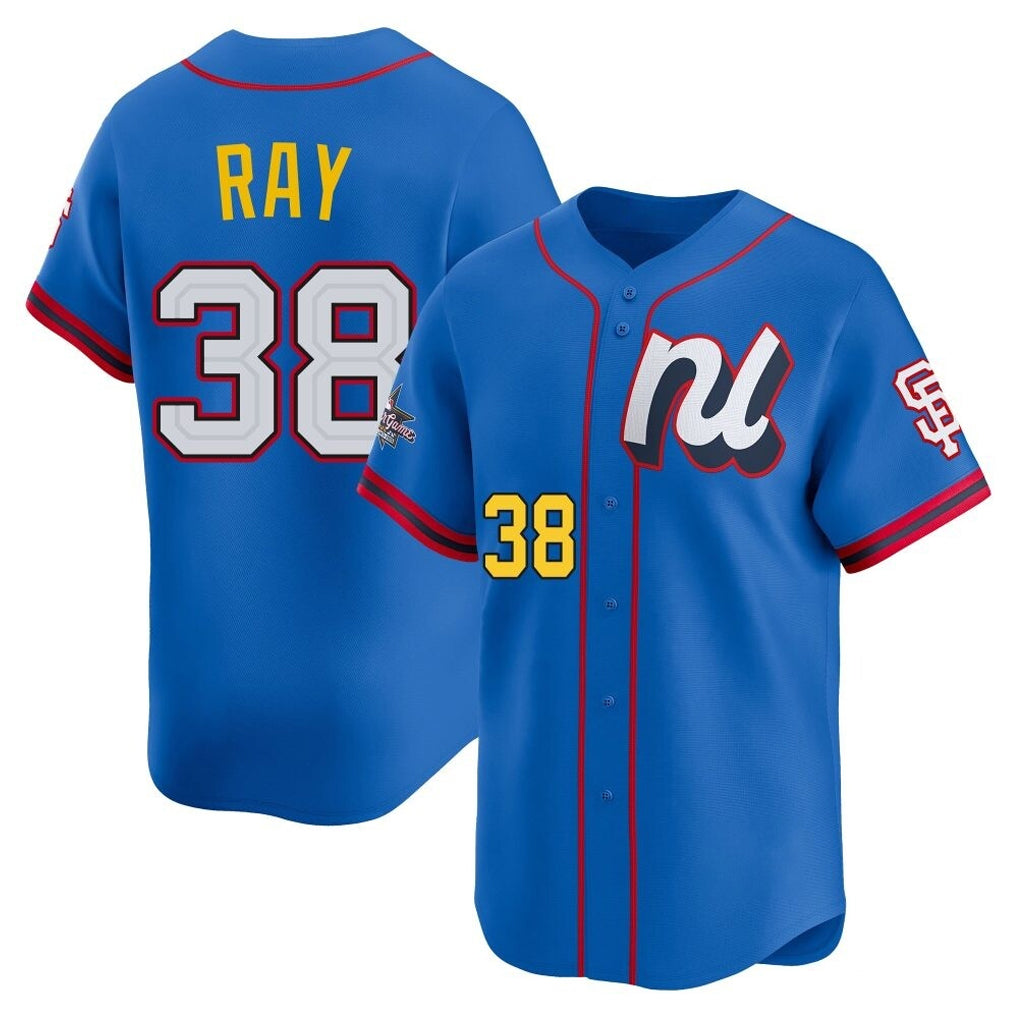 SF.Giants #38 Robbie Ray Player Blue National League All-Star Edition Limited Hdoa Stitched Jerseys