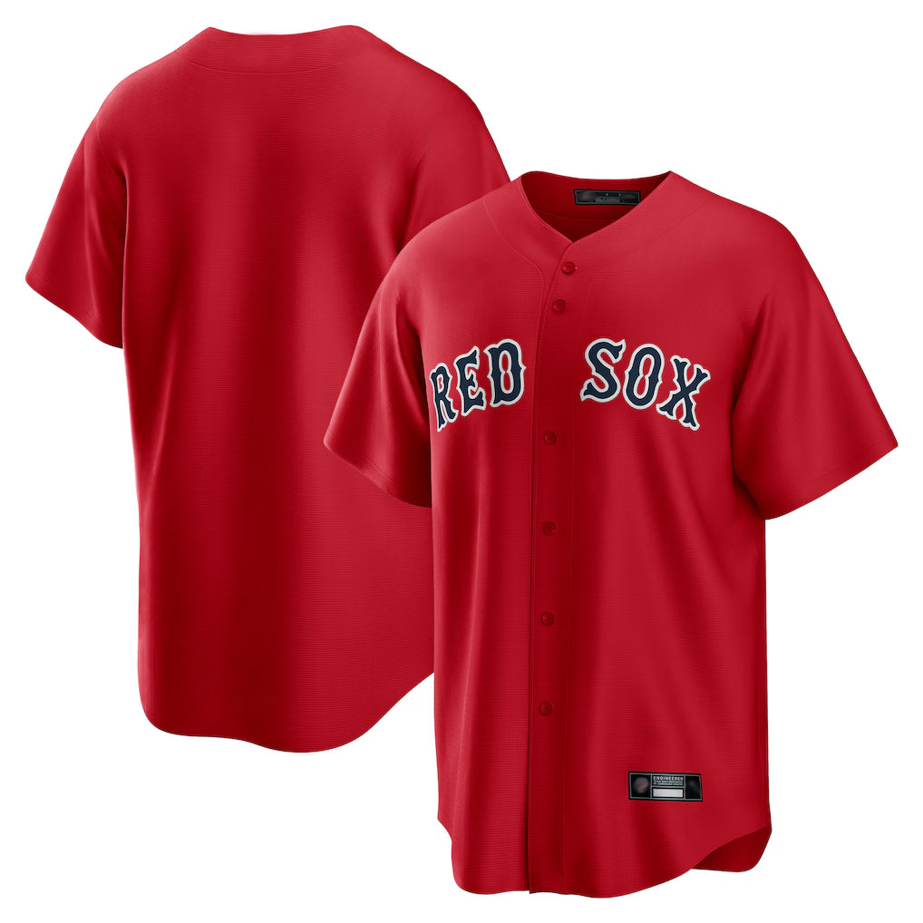 B.Red Sox ## Red Sox Blank Player Red Home Game Hdoa Stitched Jerseys