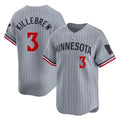 M.Twins #3 Harmon Killebrew Player Gray Home Limited Hdoa Stitched Jerseys