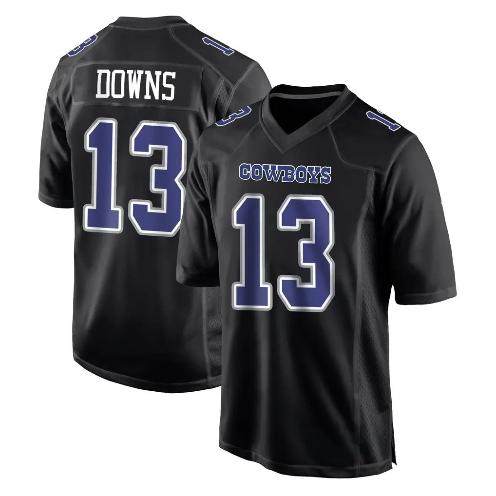 D.Cowboys #13 Caleb Downs Player Carbon Black Fashion Home Game Hdoa Stitched Jerseys