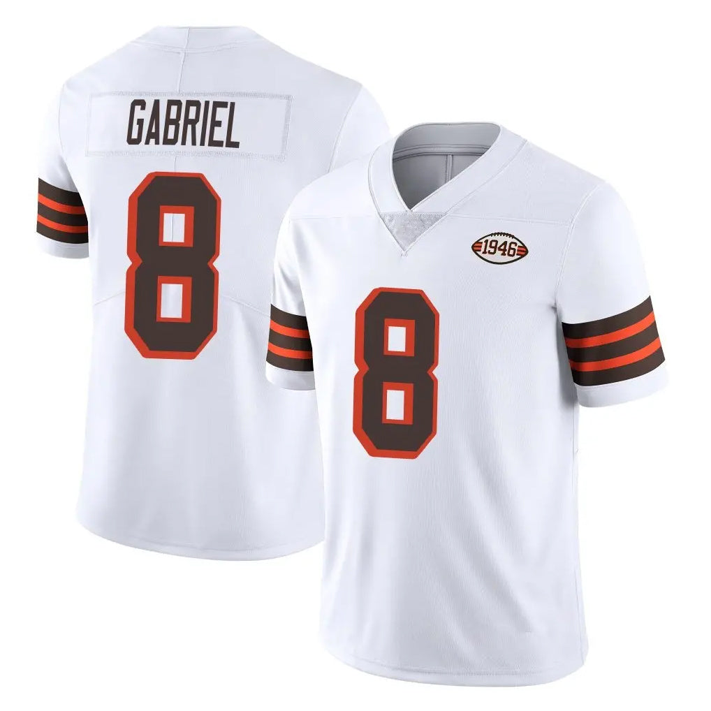 C.Browns #8 Dillon Gabriel Player White Limited  Vapor 1946 Collection Alternate Game Hdoa Stitched Jerseys