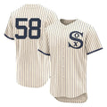 C.White Sox #58 Seranthony Dom¨ªnguez Player Cream Field of Dreams Limited Elite Home Hdoa Stitched Jerseys