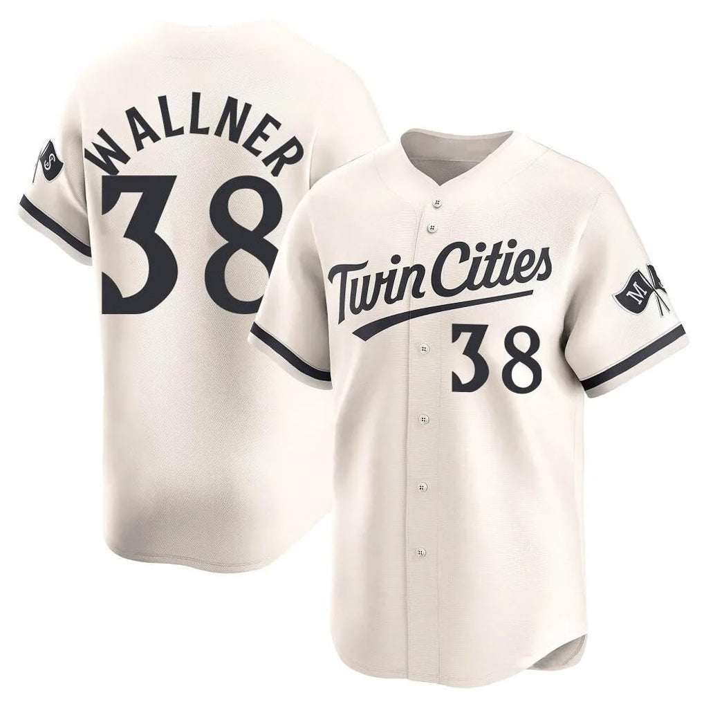 M.Twins #38 Matt Wallner Player Cream Home Limited Hdoa Stitched Jerseys