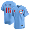 C.Cubs #15 Carson Kelly Player Light Blue Limited Home Hdoa Stitched Jerseys