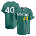 B.Red Sox #40 Willson Contreras Player Green City Connect Limited Home Game Hdoa Stitched Jerseys