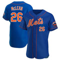 NY.Mets #26 Nolan McLean Player Royal Limited Elite Home Hdoa Stitched Jerseys
