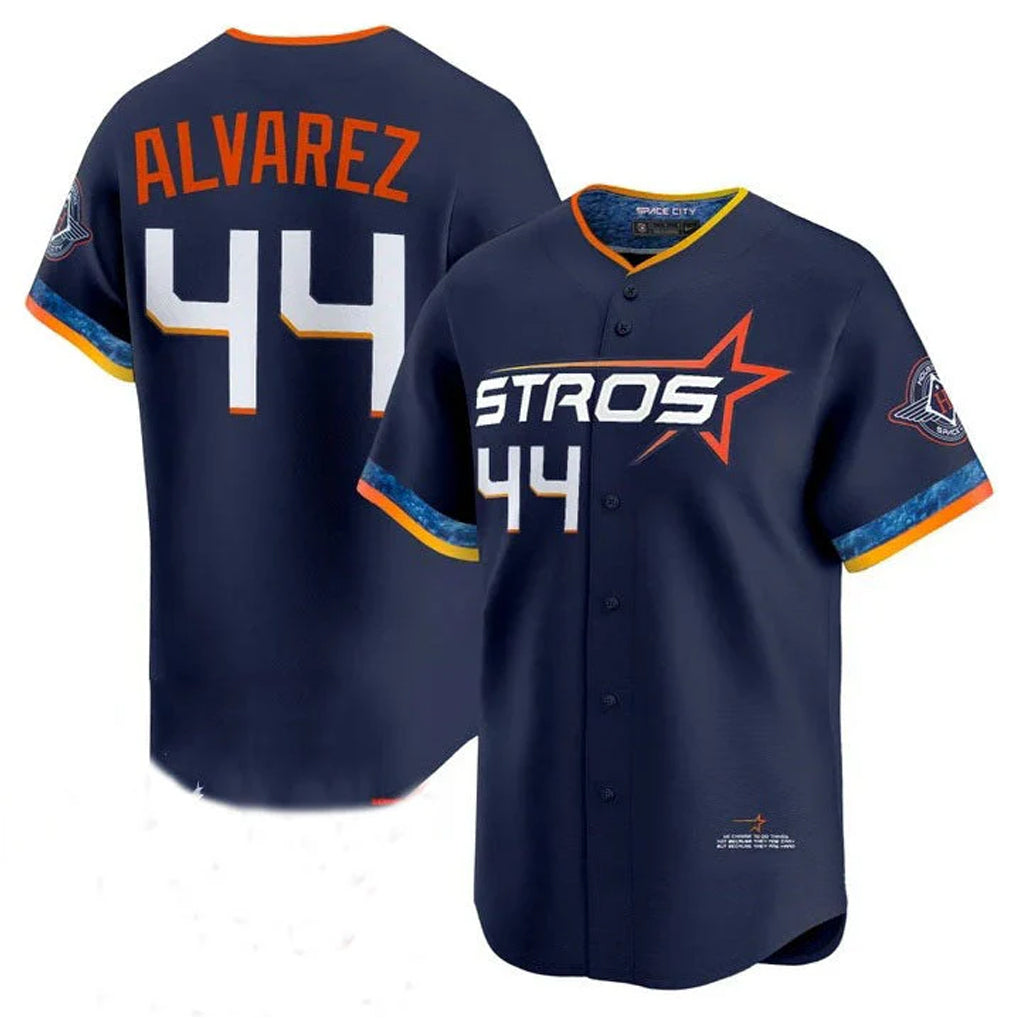 H.Astros #44 Yordan Alvarez Player Navy City Connect Limited Home Hdoa Stitched Jerseys
