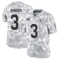 A.Cardinals #3 Budda Baker Player Camo Salute to Service Limited Hdoa Stitched Jerseys
