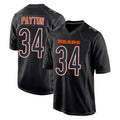 C.Bears #34 Walter Payton Player Carbon Black Fashion Game Hdoa Stitched Jerseys