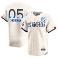 LA.Dodgers #5 Freddie Freeman Player Cream City Connect Limited Home Hdoa Stitched Jerseys