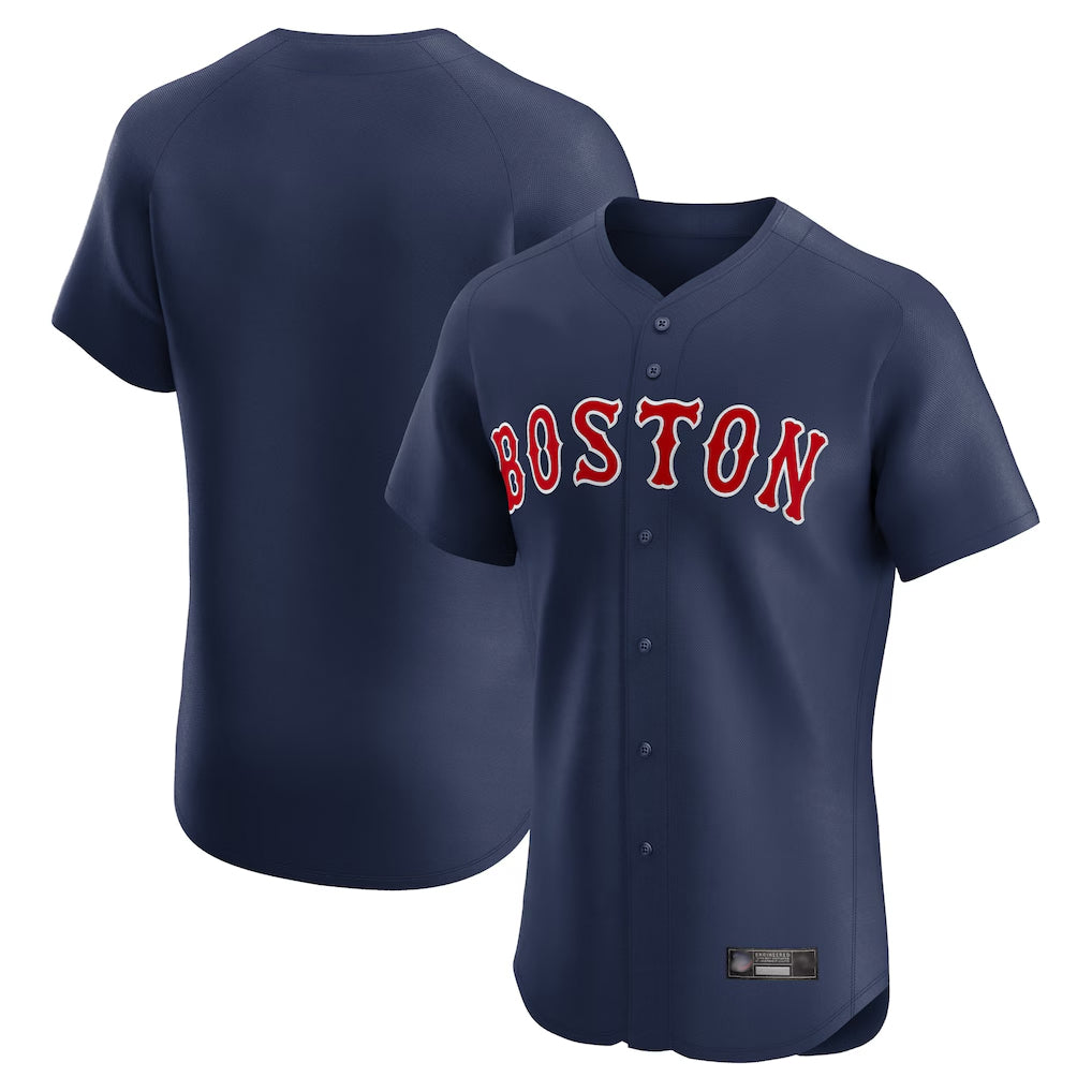 B.Red Sox ## Red Sox Blank Player Navy Limited Elite Home Game Hdoa Stitched Jerseys