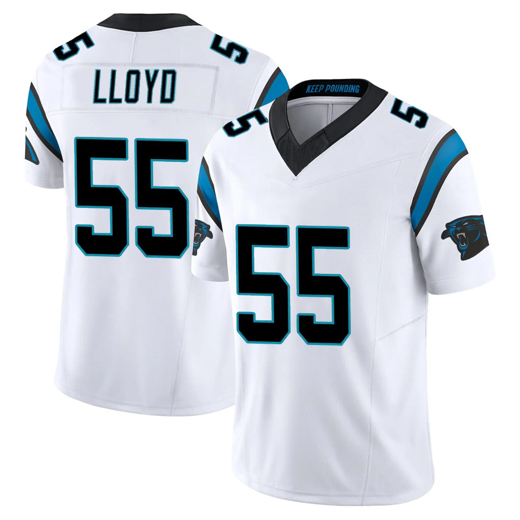 C.Panthers #55 Devin Lloyd Player White Vapor F.U.S.E. Limited Home Game Hdoa Stitched Jerseys