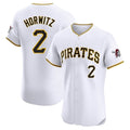 P.Pirates #2 Spencer Horwitz Player White Home Limited Elite Hdoa Stitched Jerseys