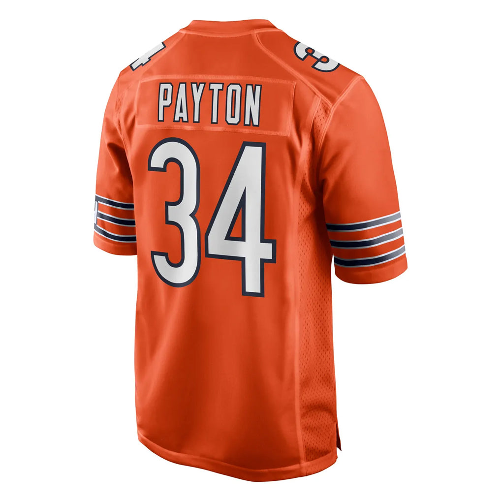 C.Bears #34 Walter Payton Player Orange Home Game Hdoa Stitched Jerseys