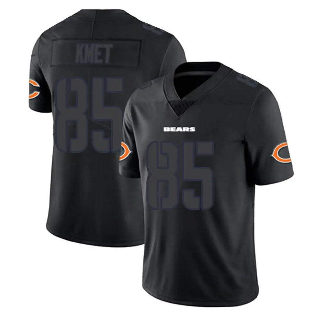C.Bears #85 Cole Kmet Player Black Impact Limited Game Hdoa Stitched Jerseys