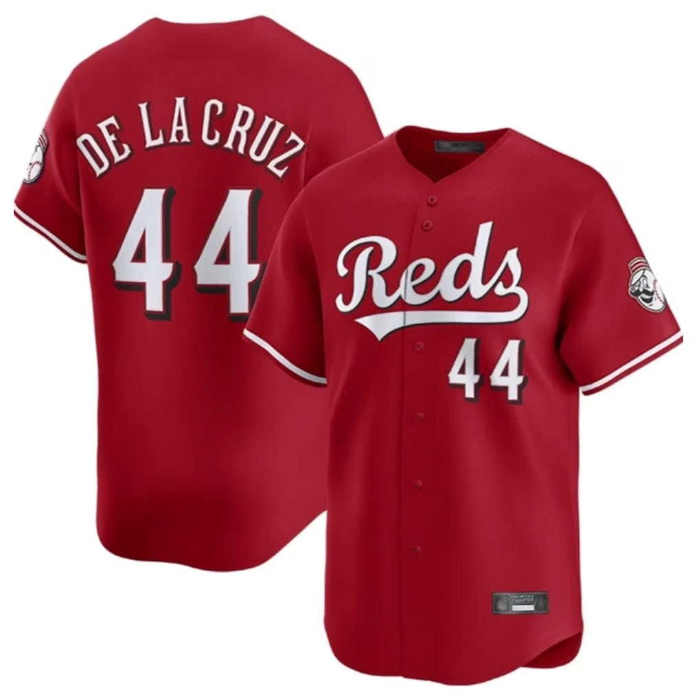 C.Reds #44 Elly De La Cruz Player Red Home Limited Hdoa Stitched Jerseys