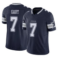 D.Cowboys #7 Rashan Gary Player Navy Limited Vapor F.U.S.E. Home Game Hdoa Stitched Jerseys