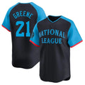 C.Reds #21 Hunter Greene Player Navy Limited National League All-Star Game Hdoa Stitched Jerseys