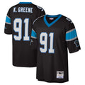 C.Panthers #91 Kevin Greene Player Black Mitchell & Ness Legacy Replica Hdoa Stitched Jerseys