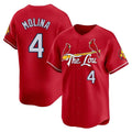 St. Louis Cardinals #4 Yadier Molina Player Red City Connect Limited Hdoa Stitched Jerseys