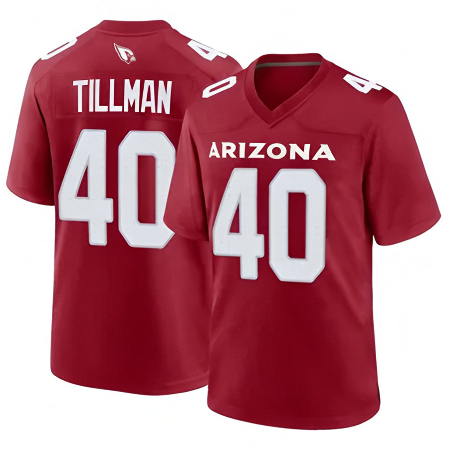 A.Cardinals #40 Pat Tillman Player Cardinal Game Home Hdoa Stitched Jerseys