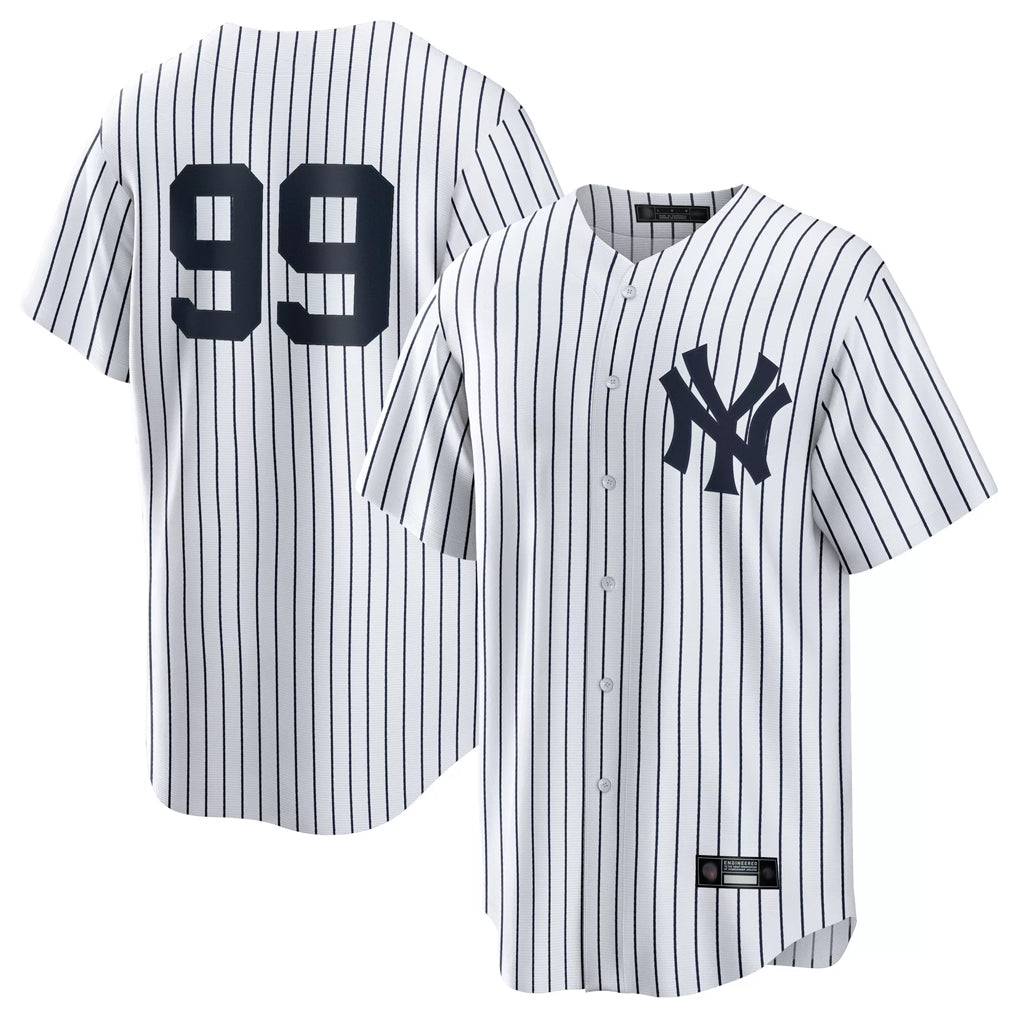 NY.Yankees #99 Aaron Judge Player White Game Home Hdoa Stitched Jerseys