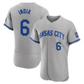 KC.Royals #6 Jonathan India Player Gray Limited Elite Home Game Hdoa Stitched Jerseys