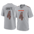 C.Bears #4 D'Andre Swift Player Gray Atmosphere Fashion Game Hdoa Stitched Jerseys