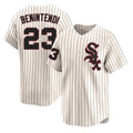 C.White Sox #23 Andrew Benintendi Player Cream Cooperstown Collection Limited Home Hdoa Stitched Jerseys