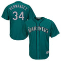 S.Mariners #34 Felix Hernandez Player Teal Majestic Cool Base Limited Hdoa Stitched Jerseys