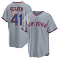 NY.Mets #41 Tom Seaver Player Gray Road Home Game Hdoa Stitched Jerseys