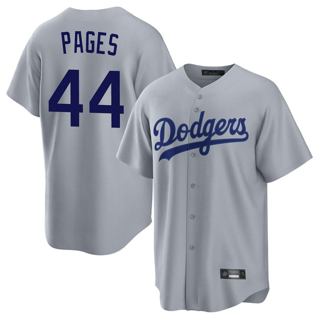 LA.Dodgers #44 Andy Pages Player Gray Game Hdoa Stitched Jerseys