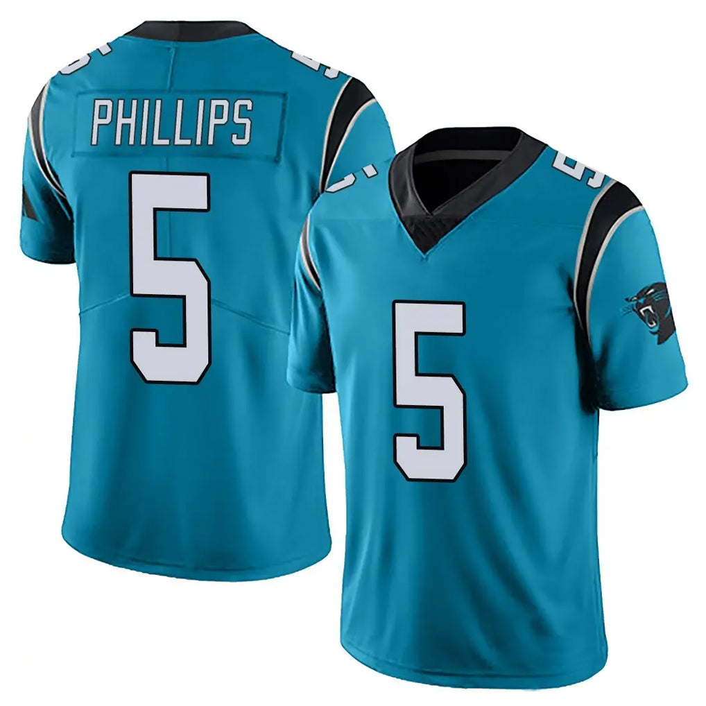 C.Panthers #5 Jaelan Phillips Player Blue Vapor Untouchable Limited Game Hdoa Stitched Jerseys