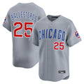 C.Cubs #25 Mois¨¦s Ballesteros Player Gray Road Limited Home Hdoa Stitched Jerseys
