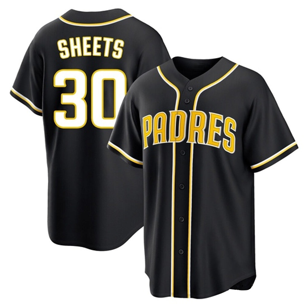 S.Diego Padres #30 Gavin Sheets Player Black 2026 Fashion Home Hdoa Stitched Jerseys