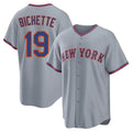 NY.Mets #19 Bo Bichette Player Gray Road Home Game Hdoa Stitched Jerseys