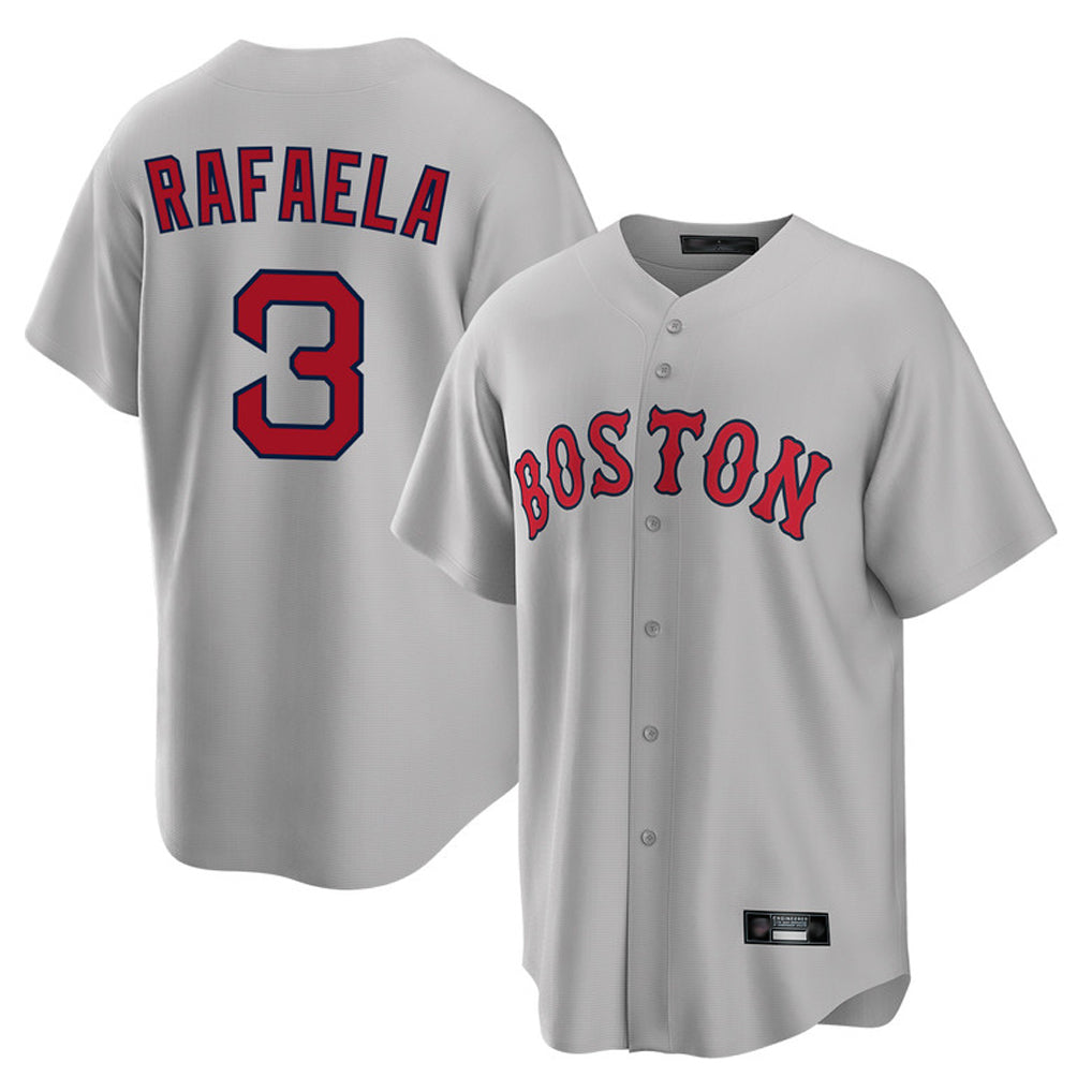 B.Red Sox #3 Ceddanne Rafaela Player Gray Road Home Game Hdoa Stitched Jerseys