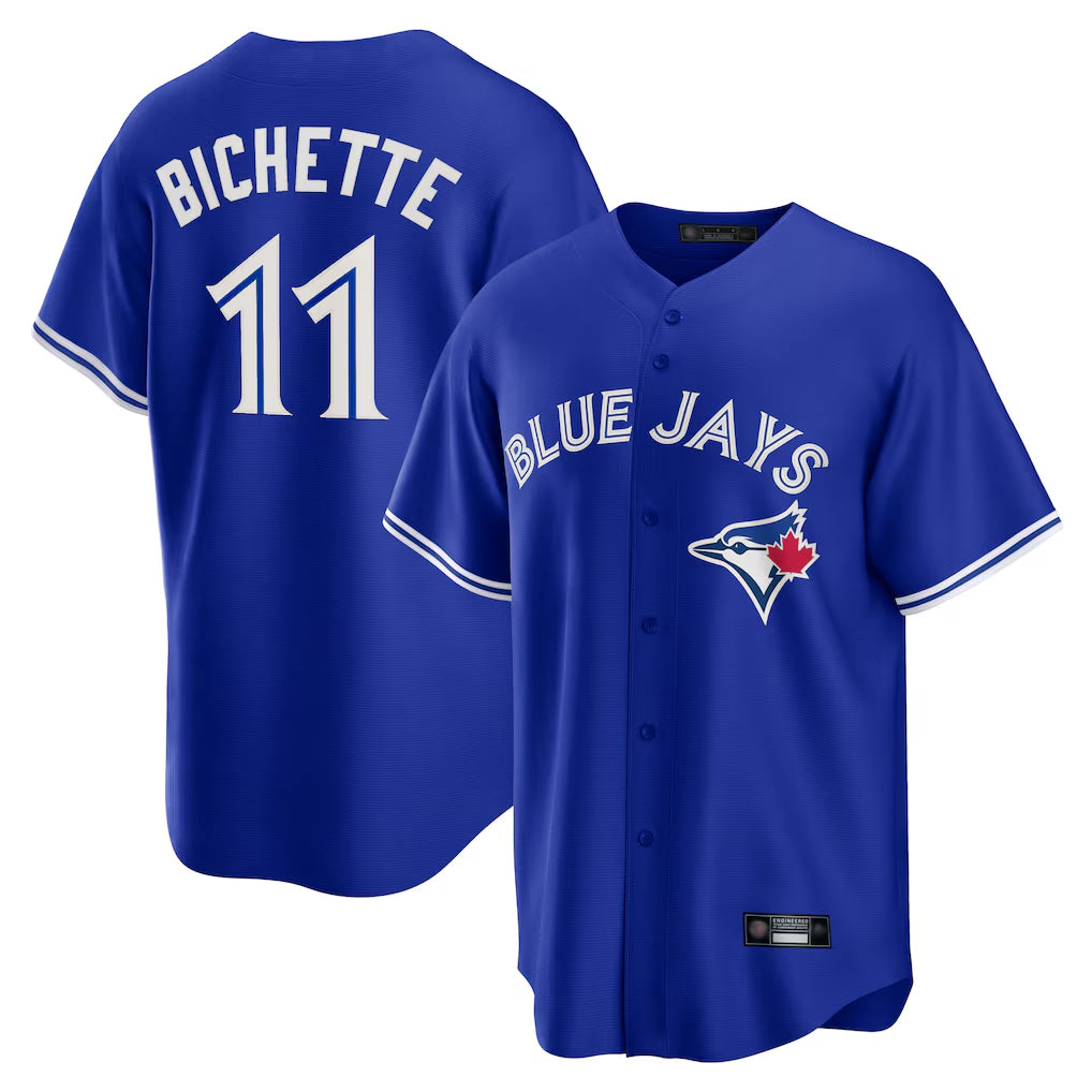 T.Blue Jays #11 Bo Bichette Player Blue Rush Limited Hdoa Stitched Jerseys
