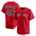 B.Red Sox #40 Willson Contreras Player Red Limited Home Game Hdoa Stitched Jerseys