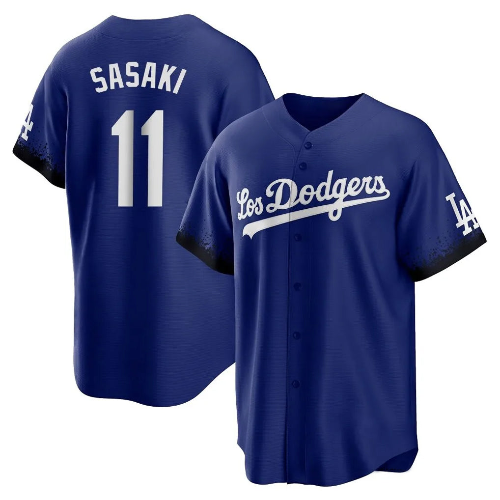 LA.Dodgers #11 Roki Sasaki Player Royal City Connect Home Game Hdoa Stitched Jerseys