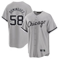 C.White Sox #58 Seranthony Dom¨ªnguez Player Gray Home Game Hdoa Stitched Jerseys