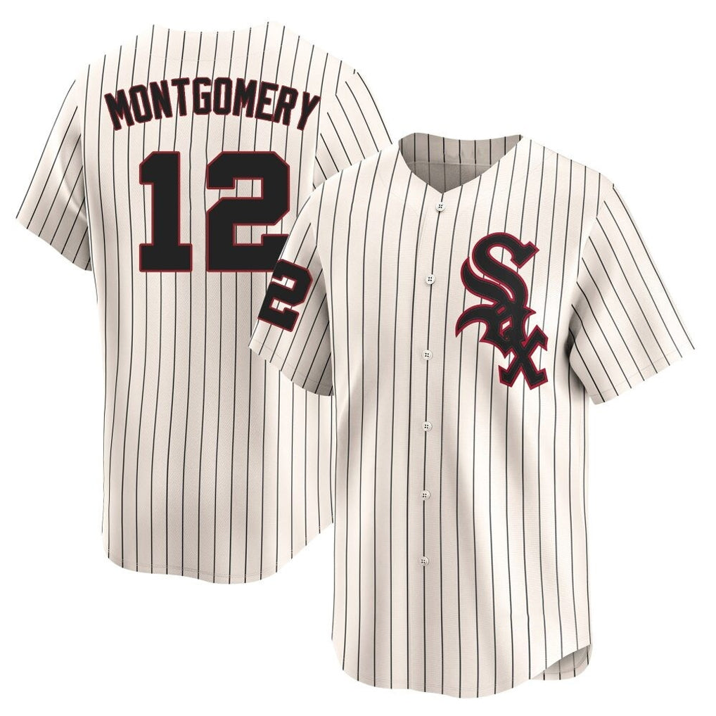 C.White Sox #12 Colson Montgomery Player Cream Cooperstown Collection Limited Home Hdoa Stitched Jerseys