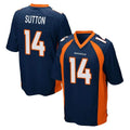 D.Broncos #14 Courtland Sutton Player Navy Game Hdoa Stitched Jerseys