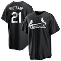 St. Louis Cardinals #21 Lars Nootbaar Player Black City Connect Home Limited Hdoa Stitched Jerseys