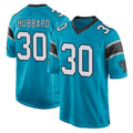 C.Panthers #30 Chuba Hubbard Player Blue Game Hdoa Stitched Jerseys