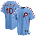 P.Phillies #10 J.T. Realmuto Player Light Blue Home Game Hdoa Stitched Jerseys