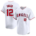 LA.Angels #12 Jorge Soler Player White Limited Home Hdoa Stitched Jerseys