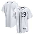 D.Tigers ## Tigers Blank Player White Home Game Hdoa Stitched Jerseys